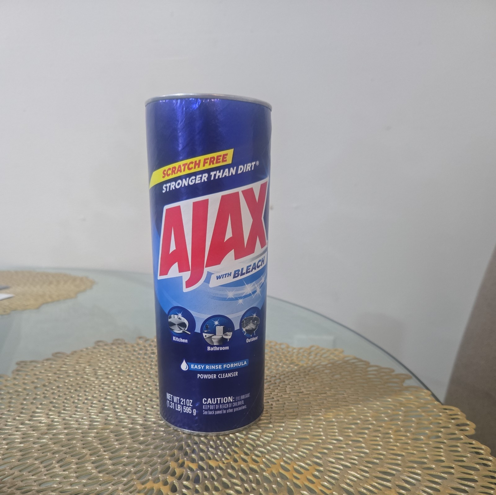 Ajax Multi-Purpose Cleaner Powder Cleanser with Bleach 21 oz Single Bottle