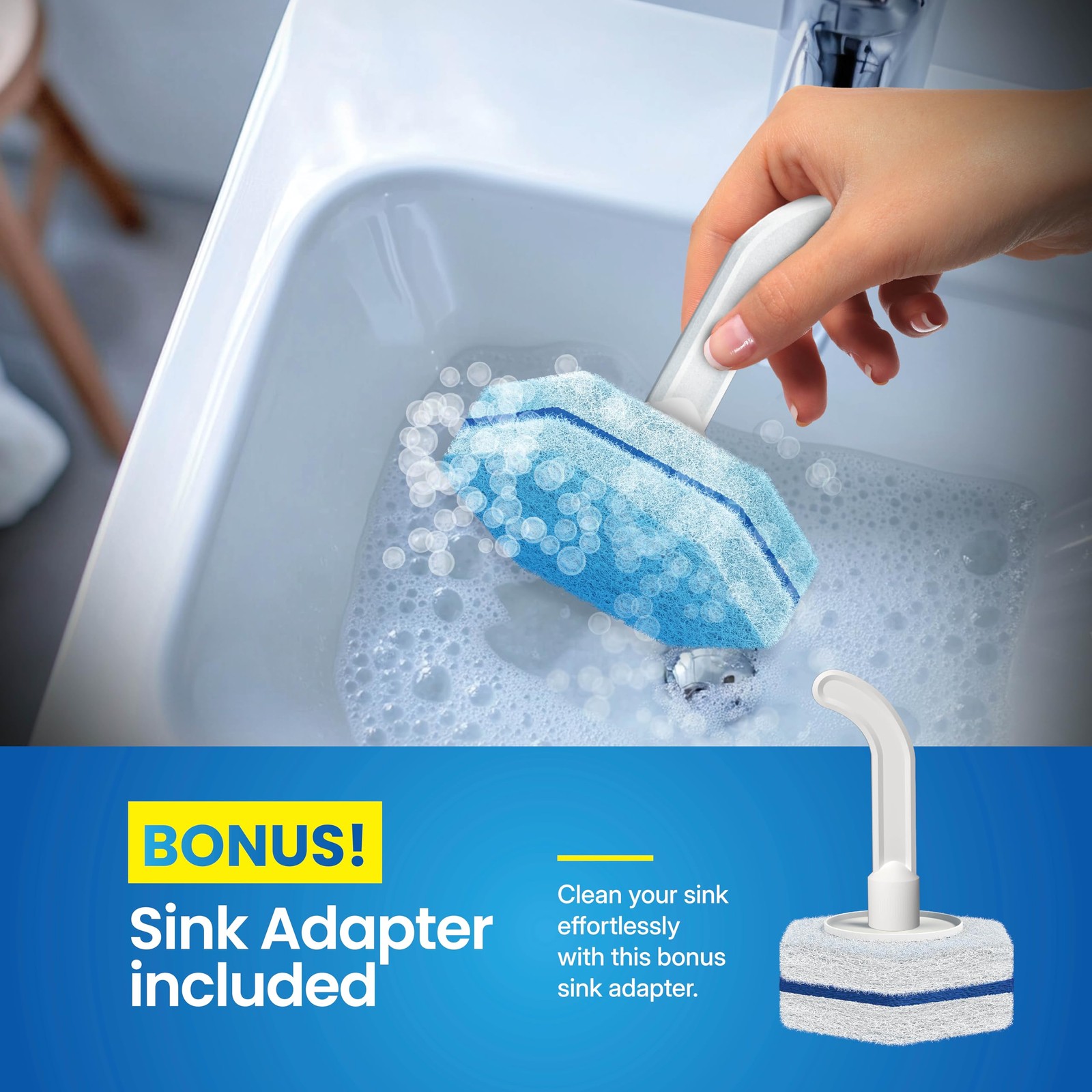 Disposable Prefilled Toilet Cleaning Scrubbers (30 Count)