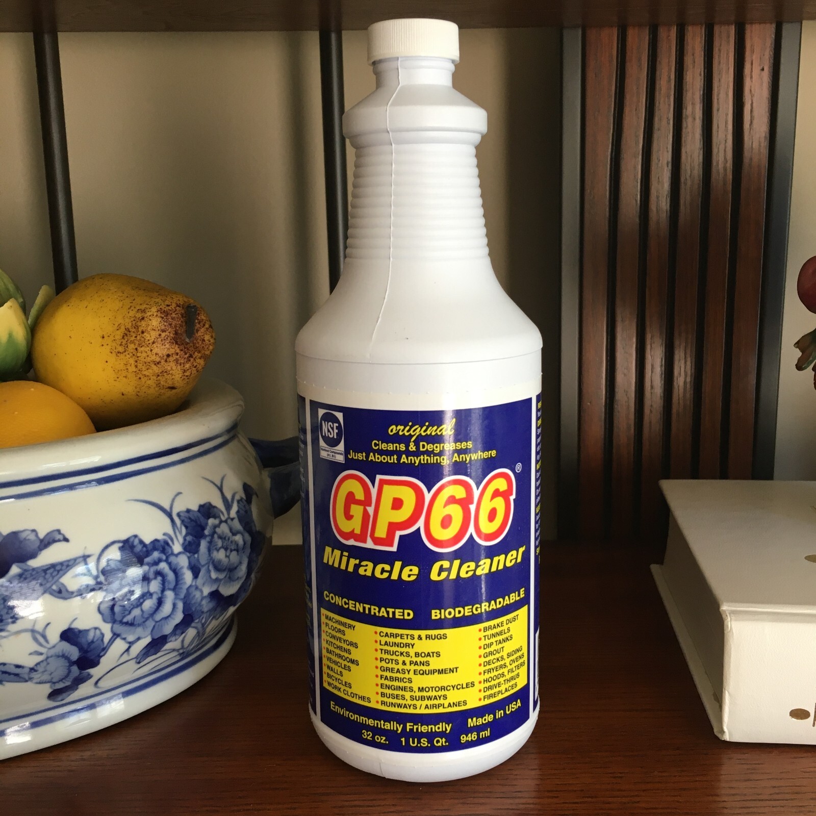 GP66 Concentrated All Purpose Miracle Spray Cleaner 32 oz Bottle Biodegradable