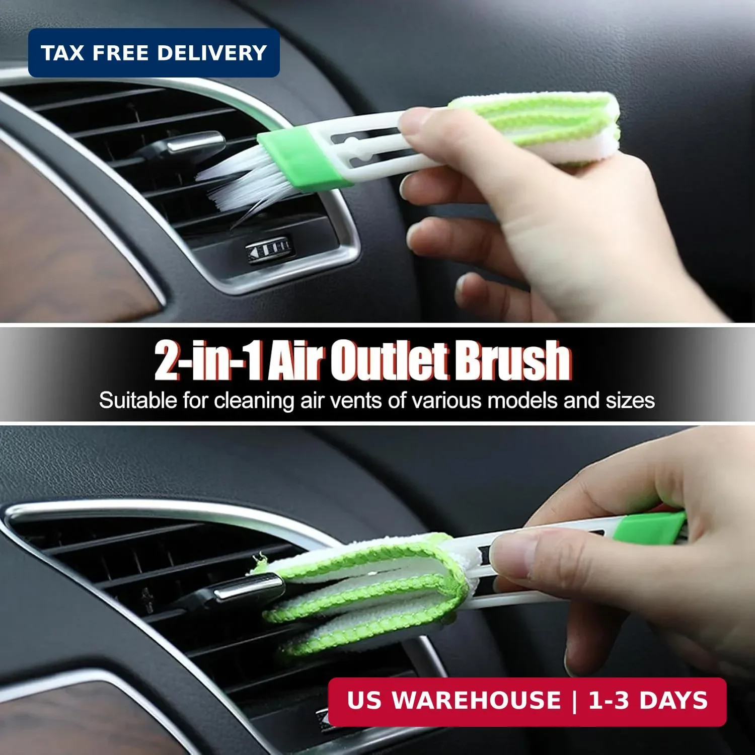 13PCS Car Detailing Brush Set, Car Detailing Brush Kit, Ultra No Soft Scratch