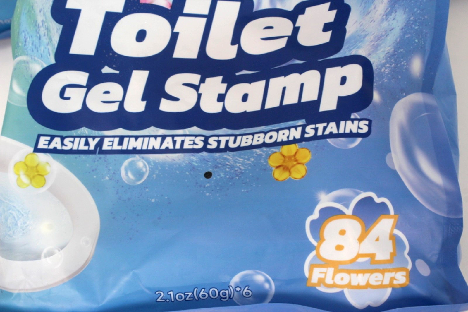 3x 84 Toilet Gel Stamp 6 in 1 Deodorizer, Long Lasting Fragrance &Stain Remover