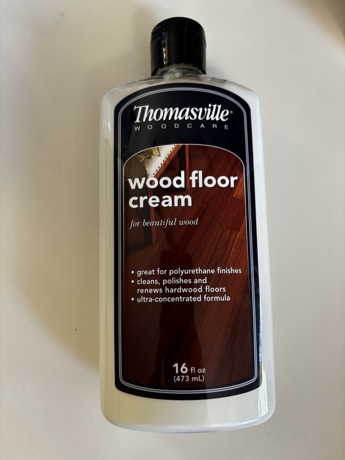 Thomasville Woodcare Wood Floor Cream 16 Fl Oz Clean Polish Renew Made In USA