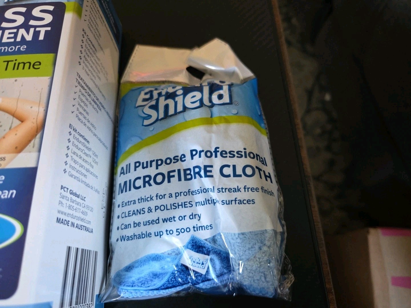NIB & SEALED – Enduro Shield Home Advanced Glass Treatment Kit – 8.4 oz. & Cloth
