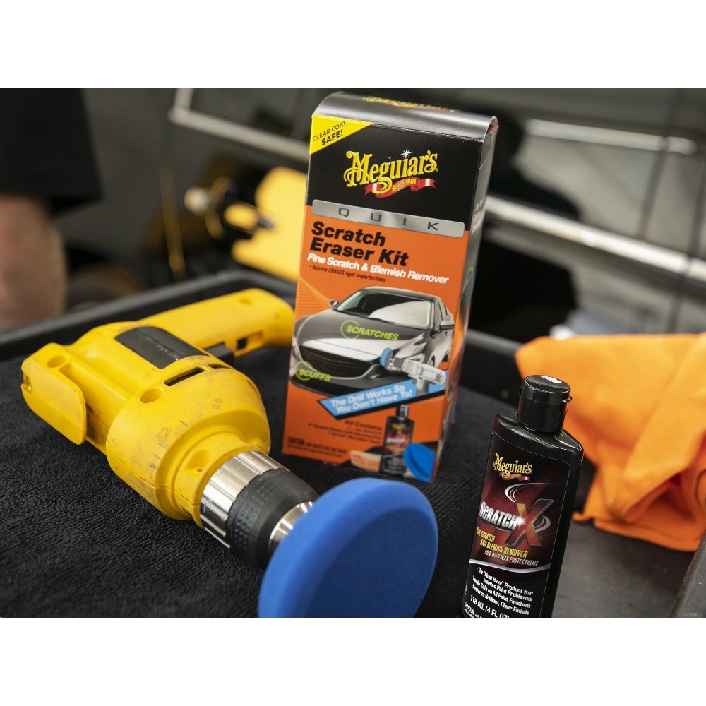 Meguiar’s Quik Scratch Eraser Kit, Car Care Kit