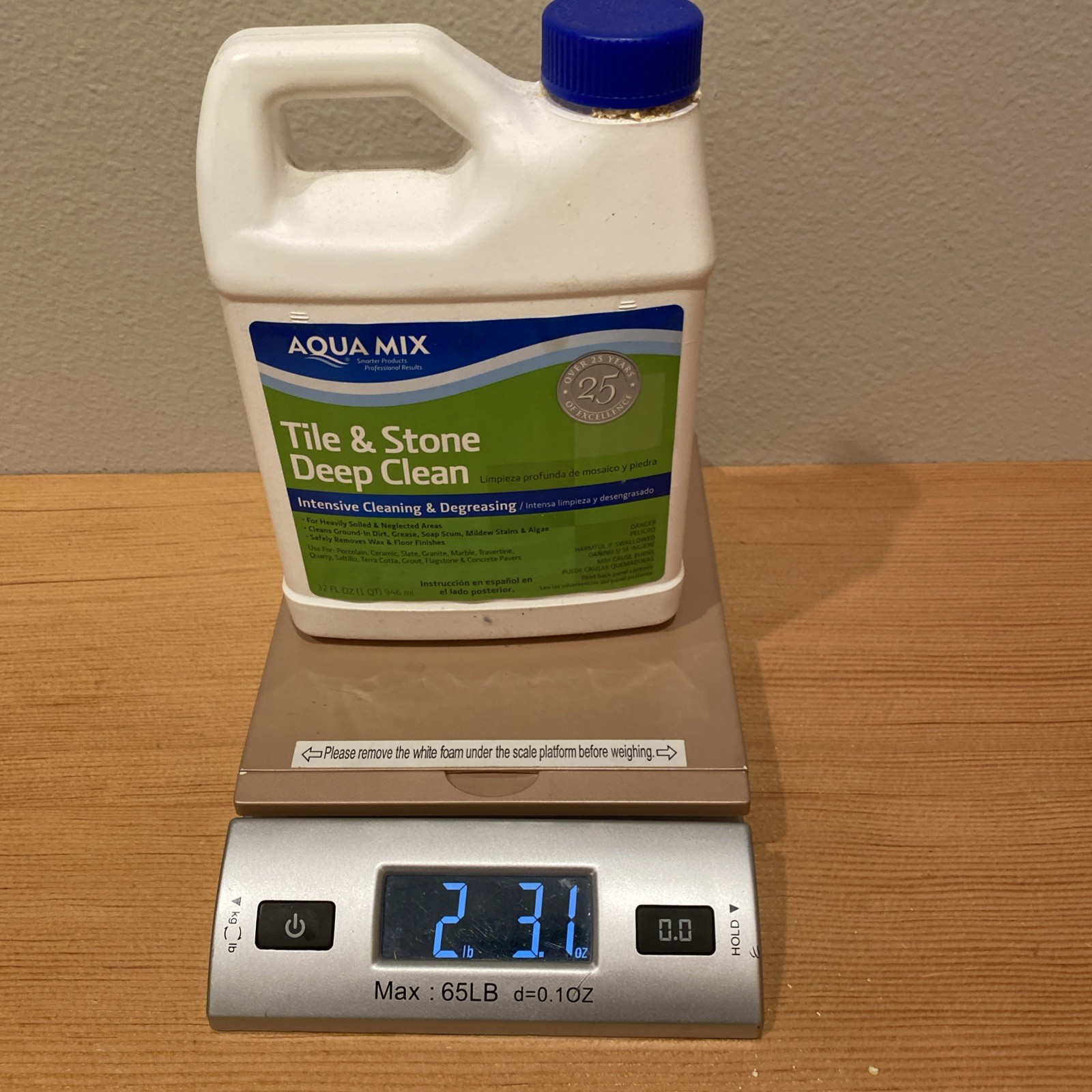 Aqua Mix 1 Qt. Tile And Stone Deep Clean