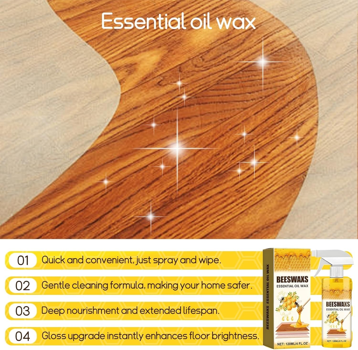 Versatile Natural Wood Polish Spray – Nourish & Safeguard Furniture Surfaces