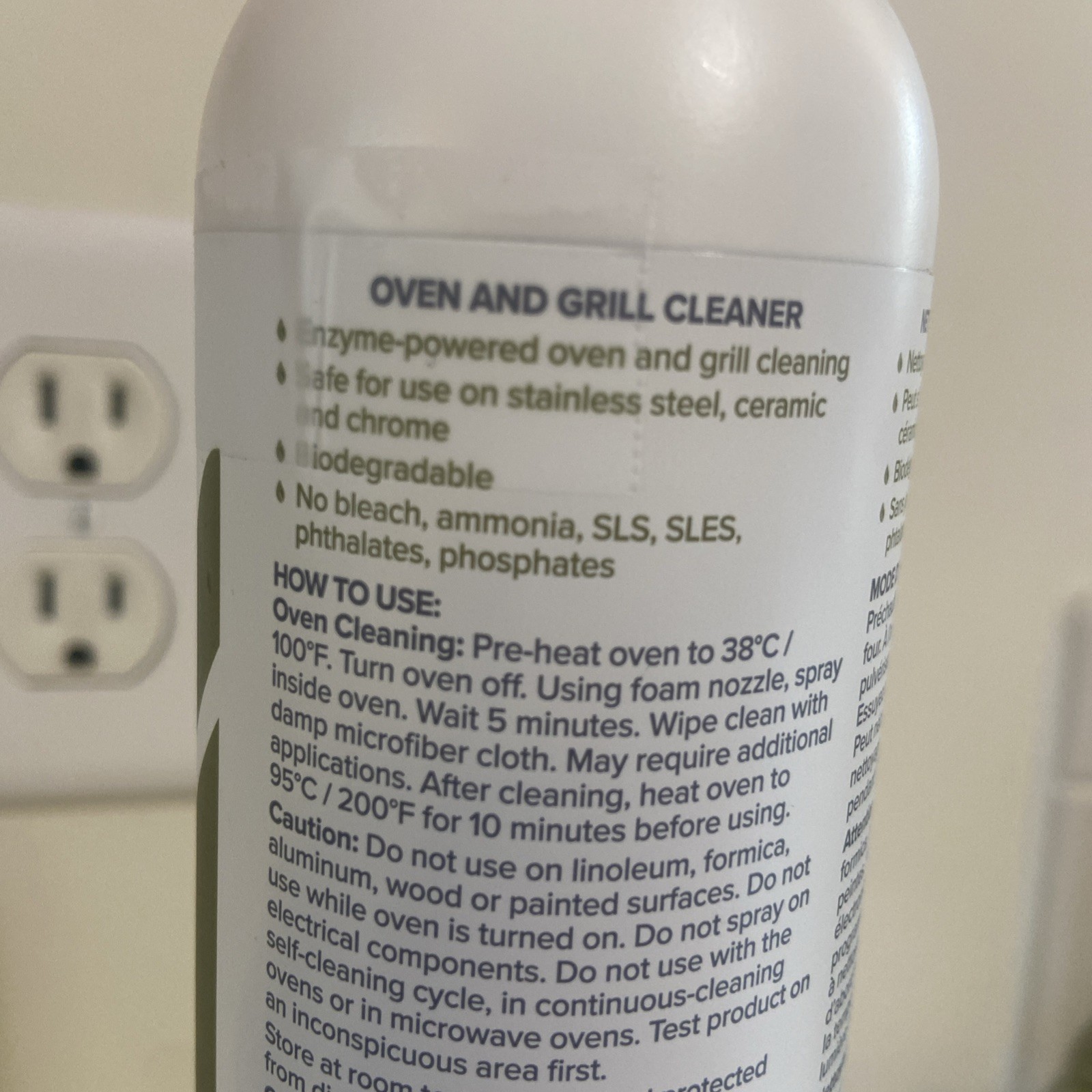 NEW NORWEX Oven and Grill Cleaner w/ Spray Nozzle Kitchen Cleaning Scrub (2)