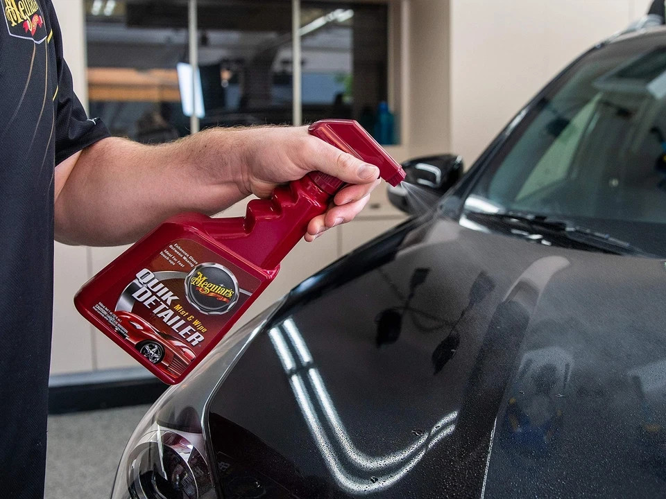 Meguiars Quik Detailer, Mist Wipe Car Detailing Spray, Clear Light *