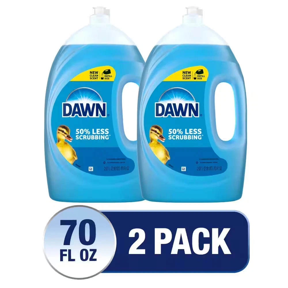 Pack of 2 Dawn Ultra 70 Fl. Oz. Original Scent Dish Soap w/ Concentrated Formula