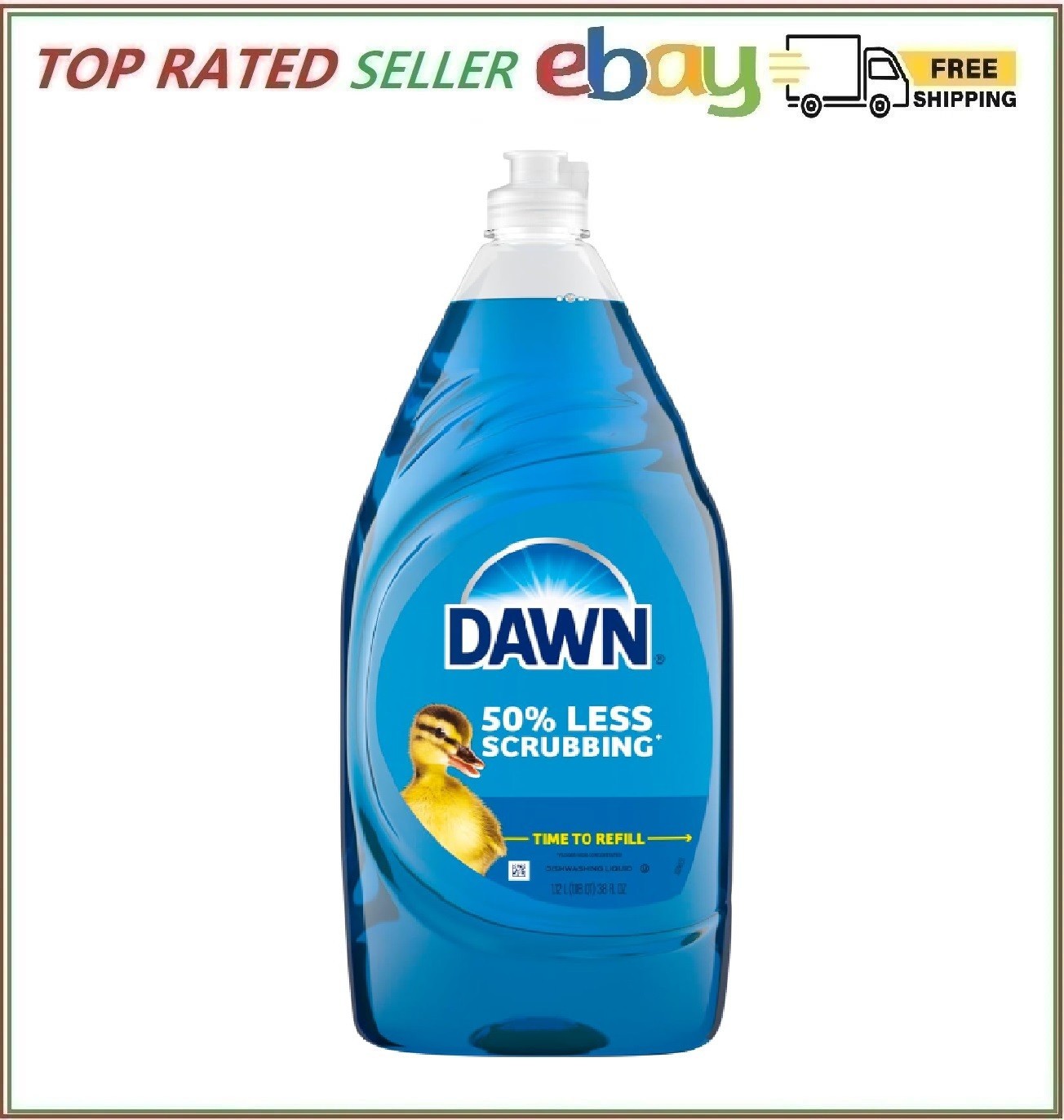 Dawn Dishwashing Liquid, Original Scent, 38 Fl Oz