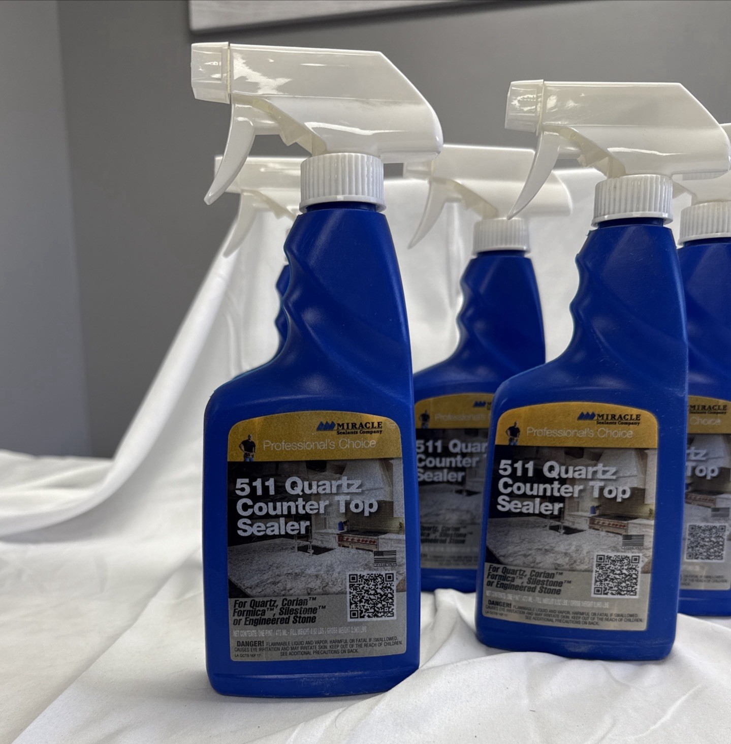 5 Bottles Miracle Professional Choice 511 Quartz Counter Top Sealer **Read