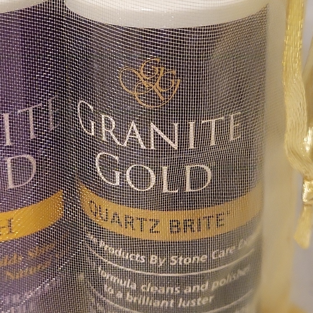 Granite Gold Care Sampler Set Daily Cleanser, Polish, Quartz Spritz