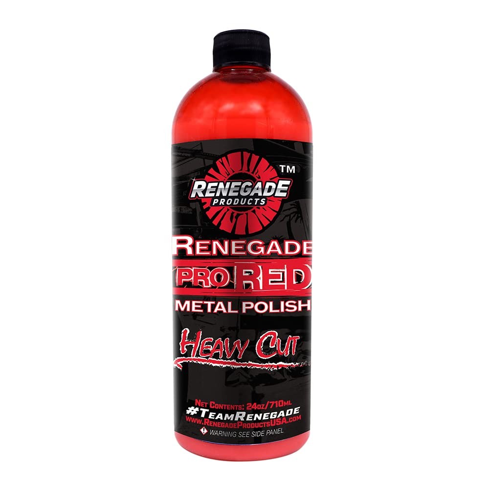 Heavy Cut Liquid Metal Polish for Aluminum, Stainless Steel, Rims & Wheels 24 Oz