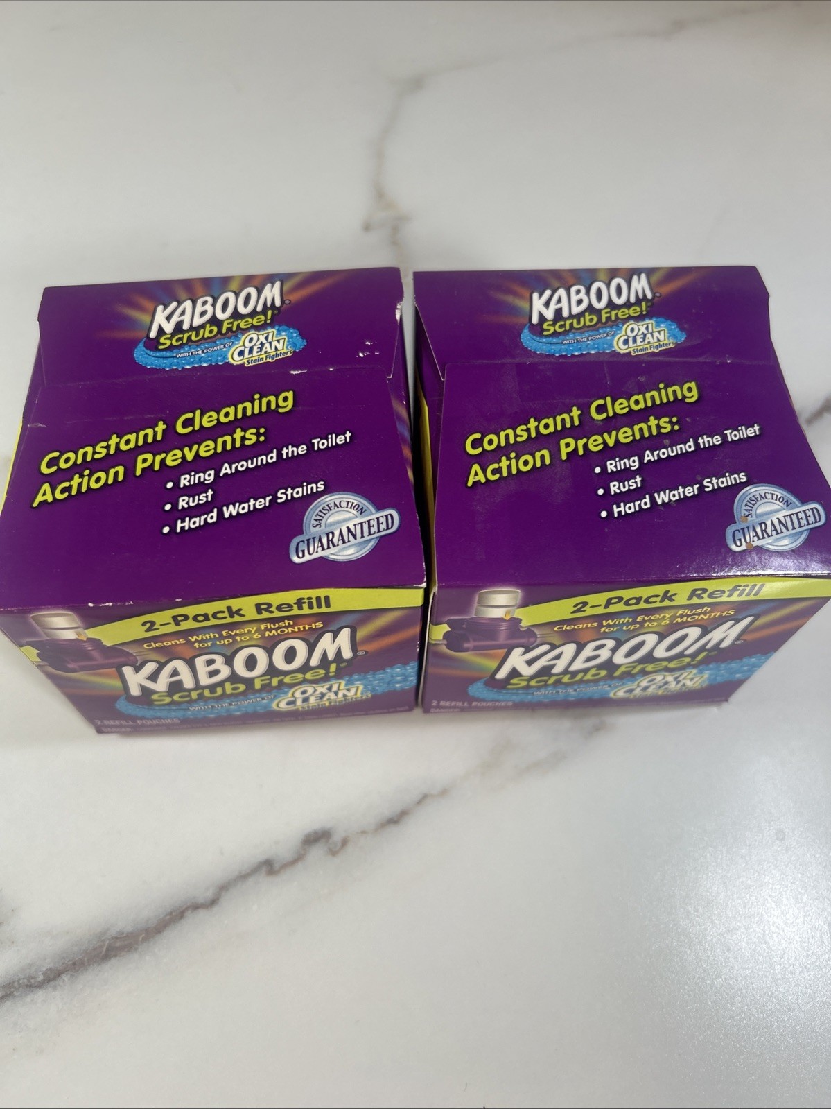 Kaboom Scrub Free Toilet Cleaning Refill Tablets 2 Count Continuous Clean 2
