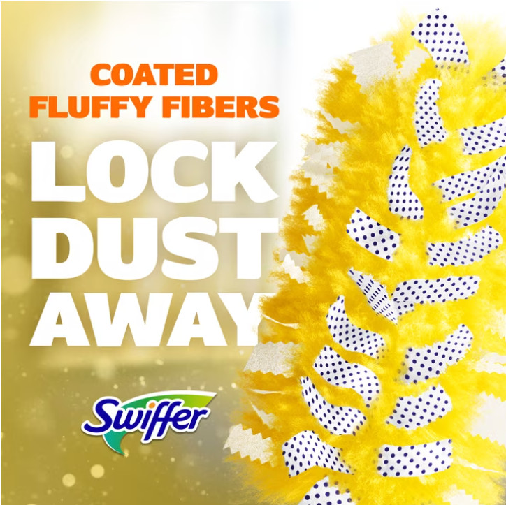 (2 pack) Swiffer Dusters Heavy Duty Duster Refills, Unscented, 11 Count