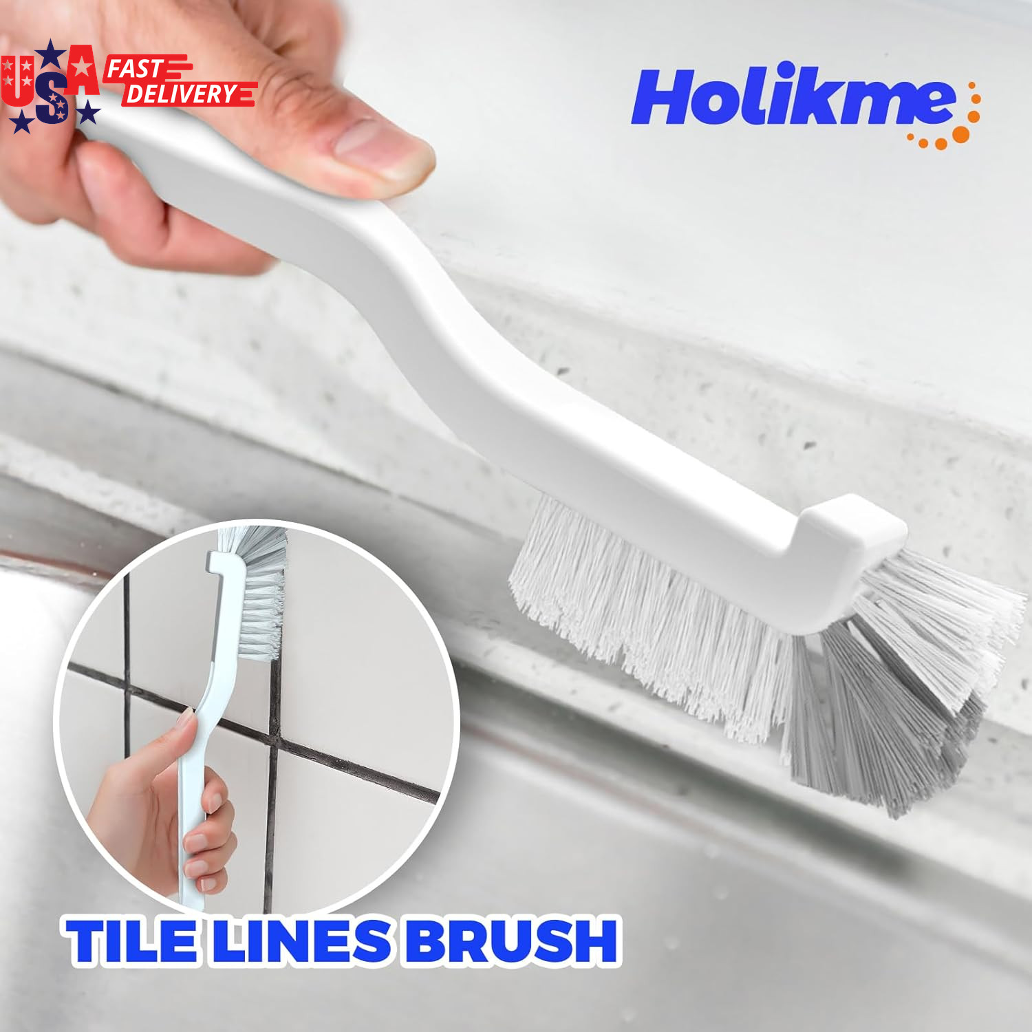 6-Pack Kitchen Cleaning Brush Set Green Dish Brushes with Scraper Scouring Pad W