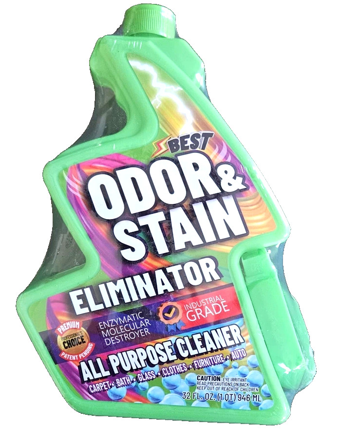 Best Odor & Stain Eliminator All Purpose Cleaner, Industrial Grade 32 oz