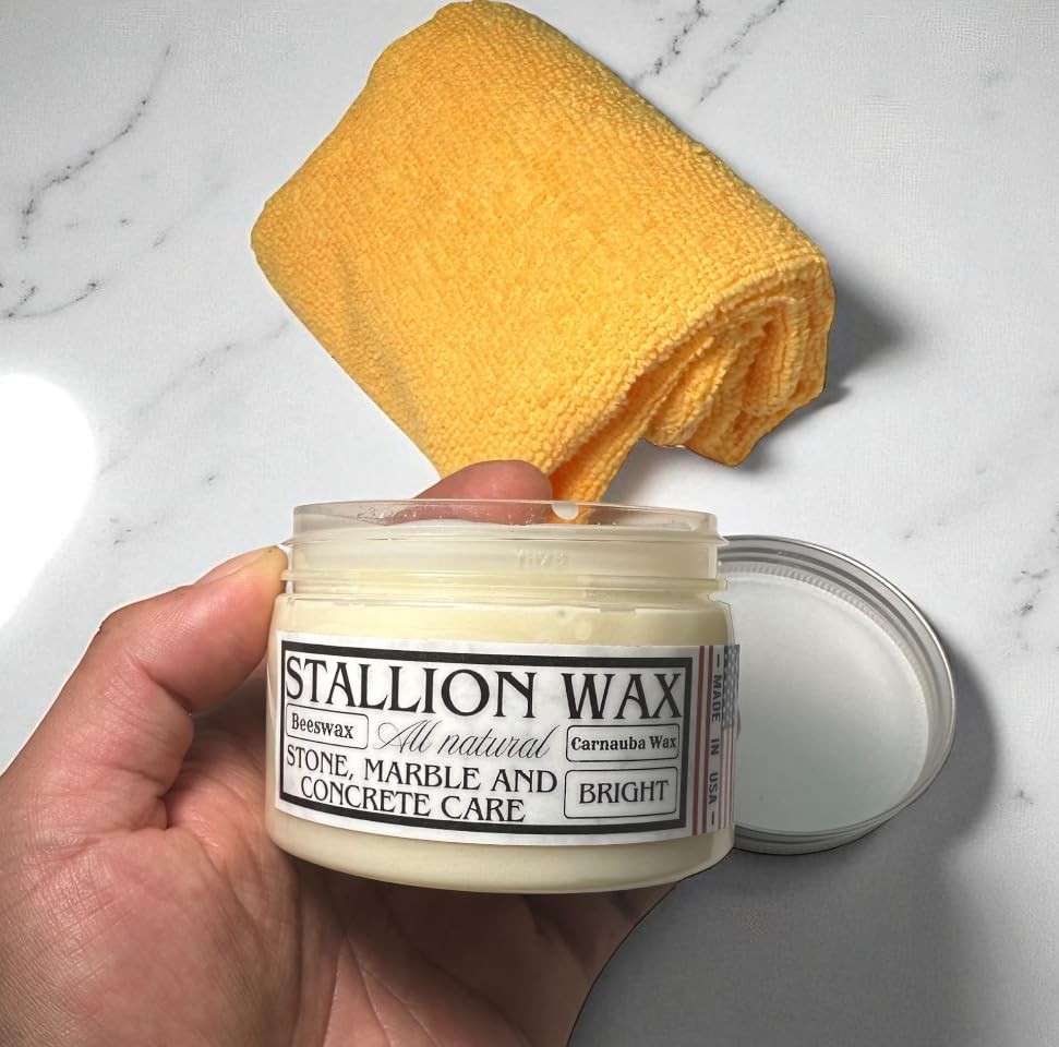 Granite Waterproofing Cleaner Wax – Protects & Waterproofs Light Stone Surfac…