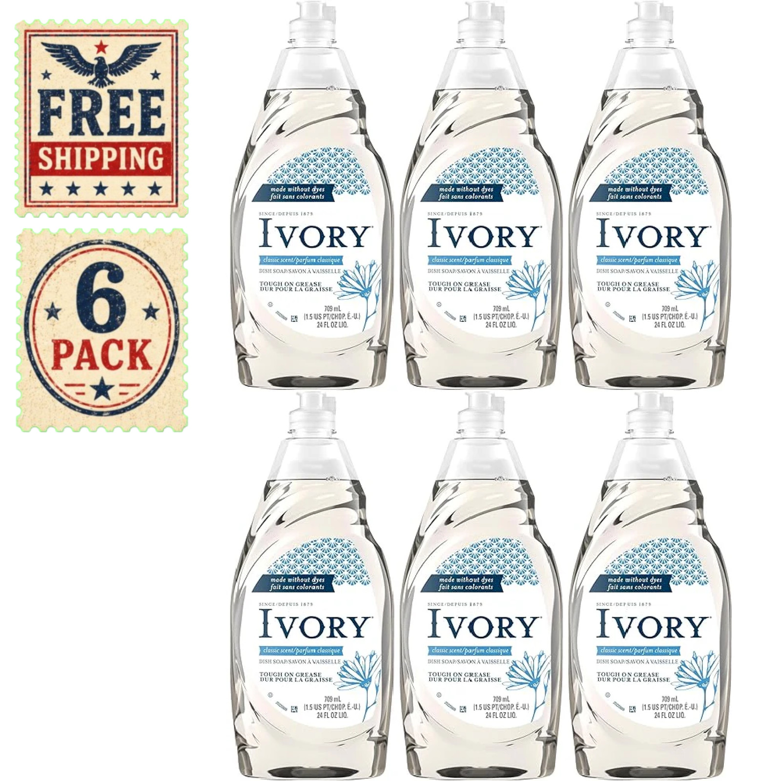Ivory Dish Soap Original 709 ml