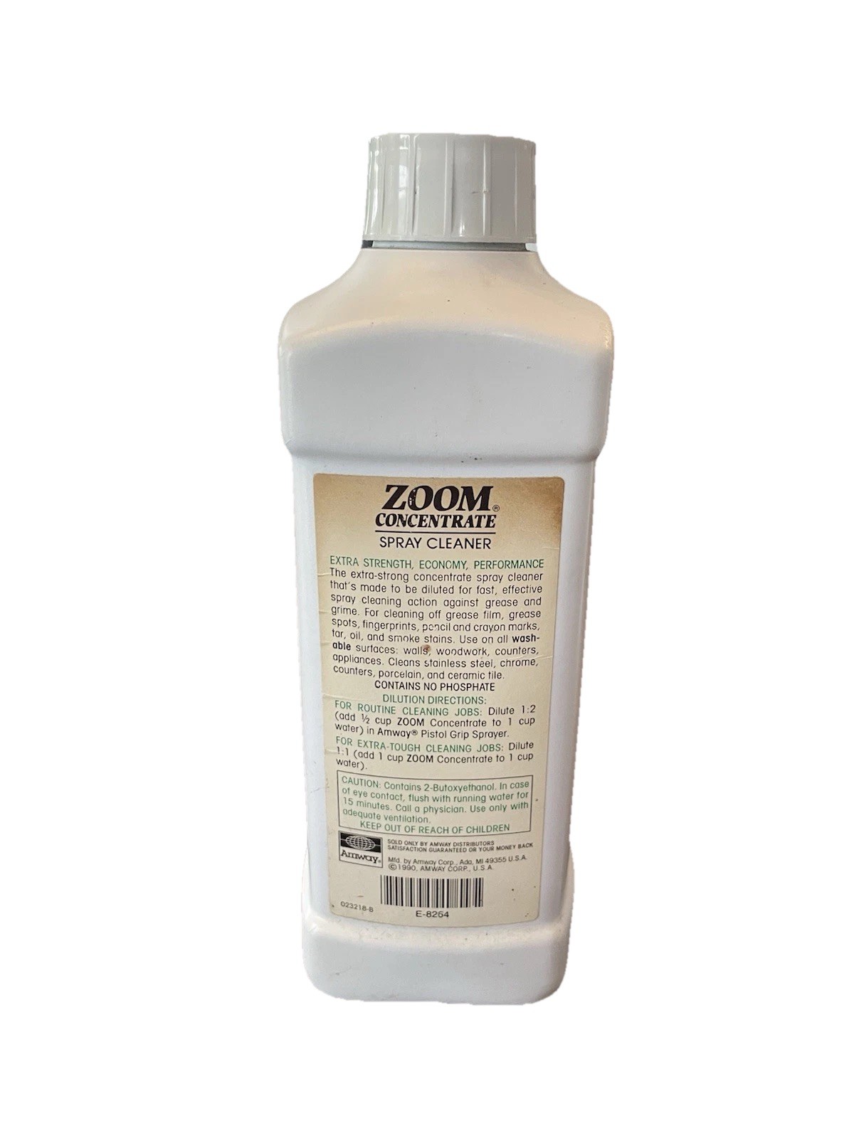 NOS 1993 Amway Zoom Spray Cleaner Concentrate 33.8 Fl Oz (1 Liter) Bottle FULL