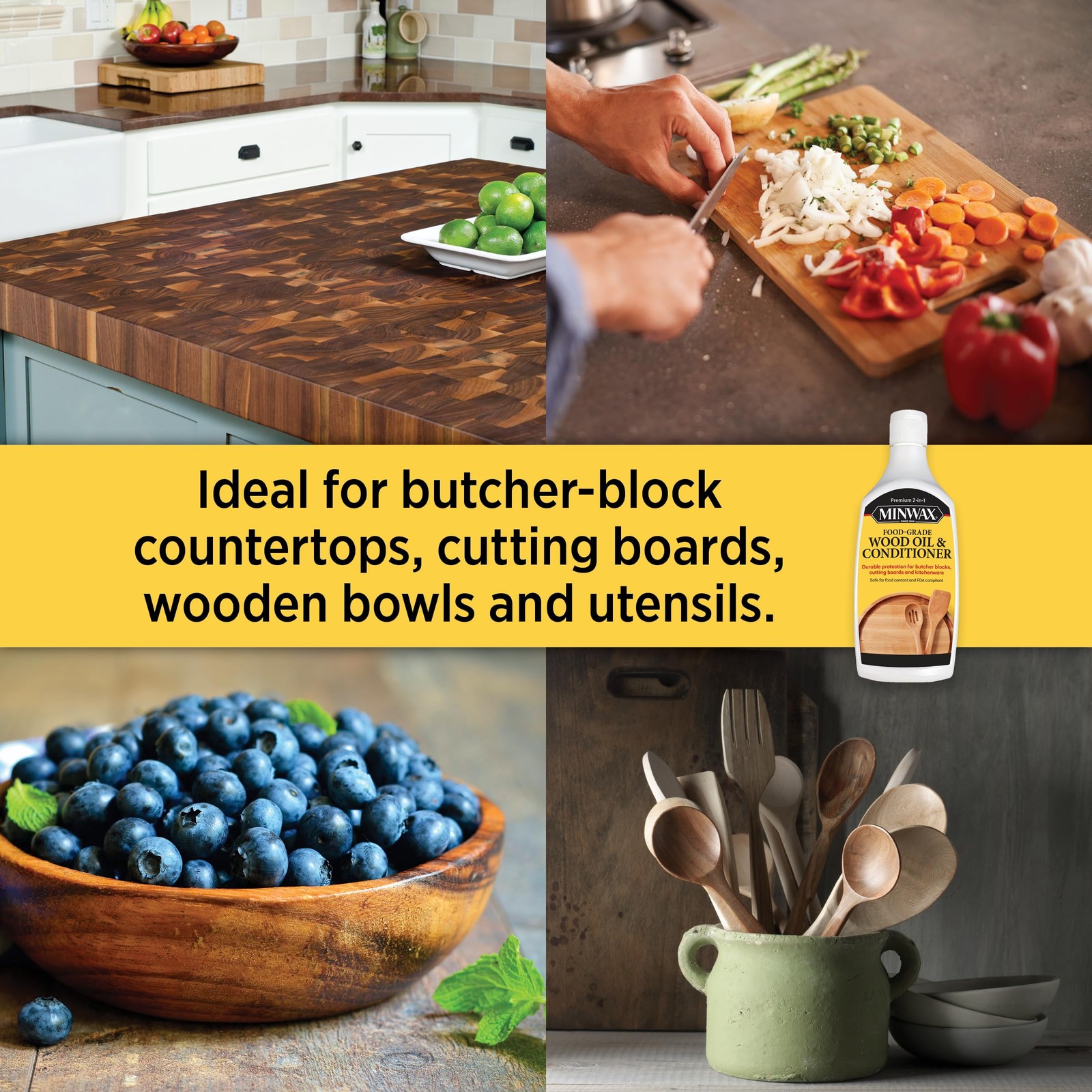FoodGrade Wood Oil & Conditioner, 12 fl. oz.