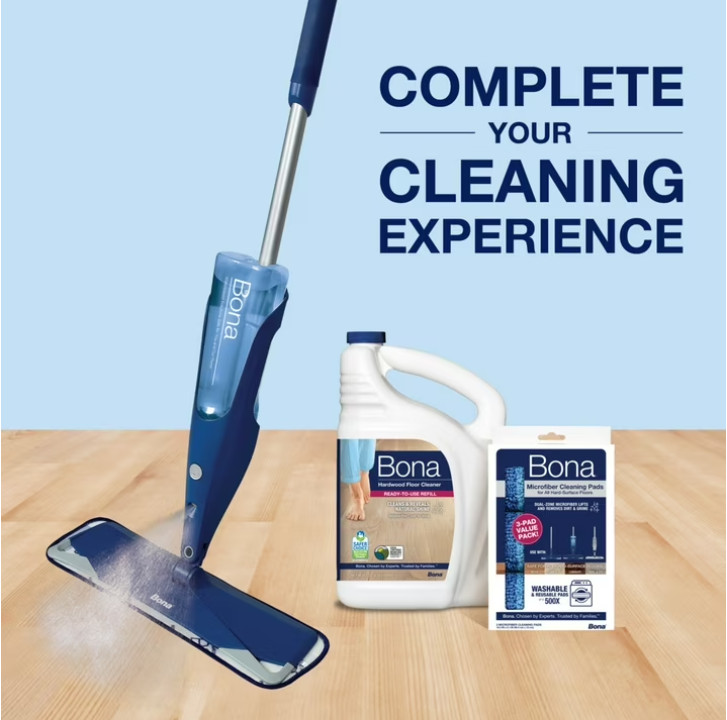 Hardwood Floor Cleaner Refill – 128 fl oz 128 Fl Oz (Pack of 1),