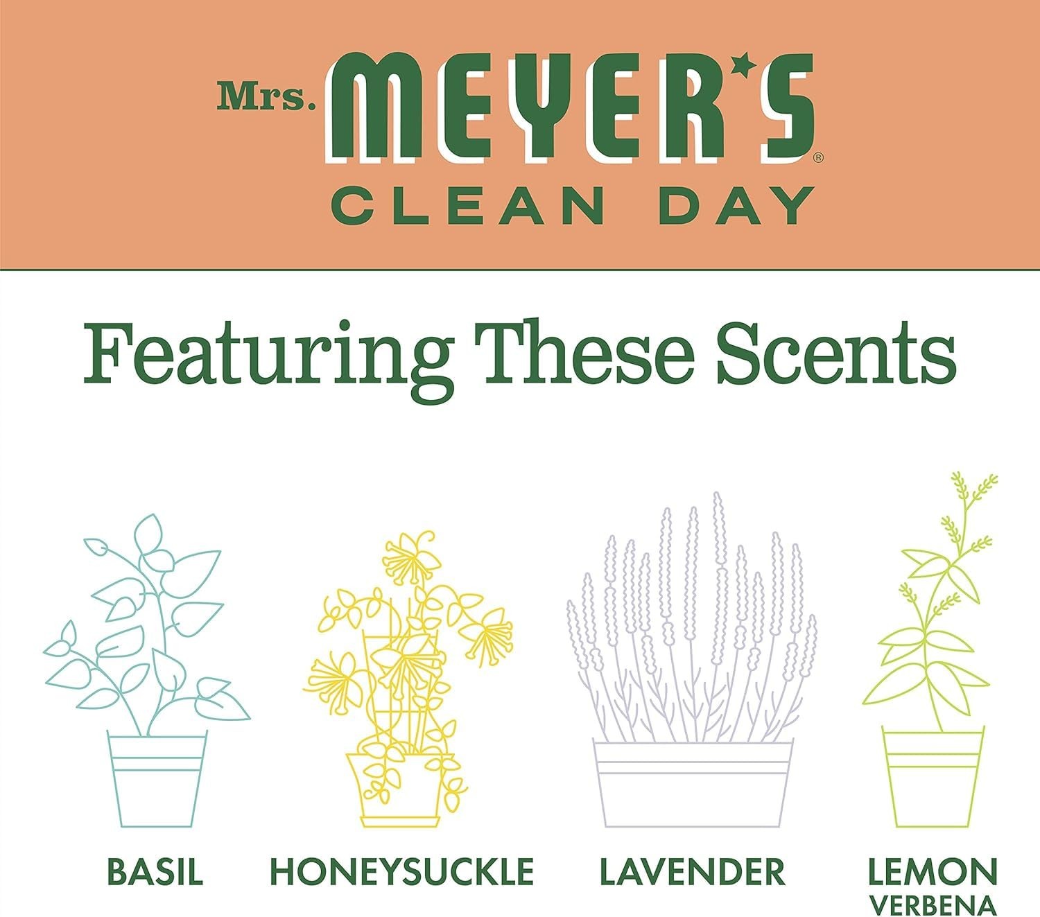 Mrs. Meyer’s Multi-Surface Cleaner Spray, Everyday Cleaning Solution for Counter