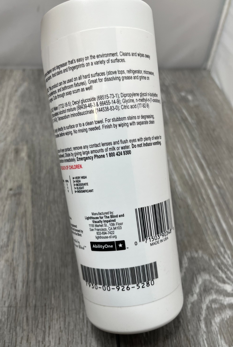 12pk Skilcraft Biobased Clean All-Purpose Cleaner 16 oz each