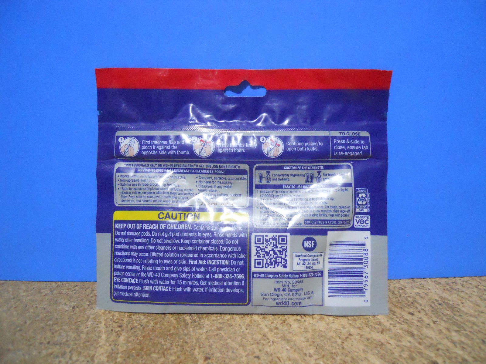 WD 40 Degreaser Cleaner EZ PODS Multi Surface Cleaning Pack of 5 PODS 32oz each