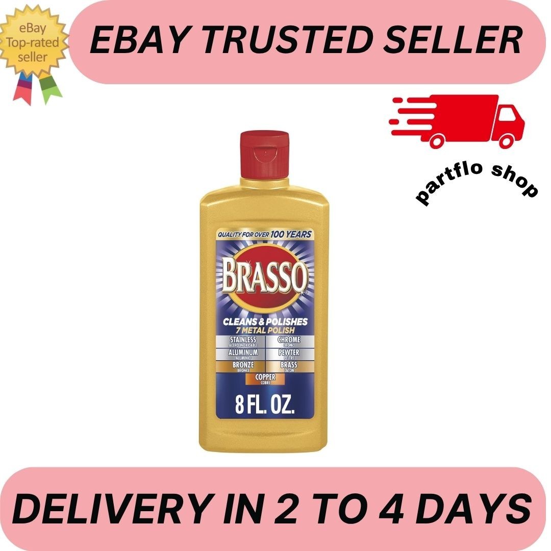 NEW Brasso-2660089334 Multi-Purpose Metal Polish, 8 oz(FAST SHIPPING)