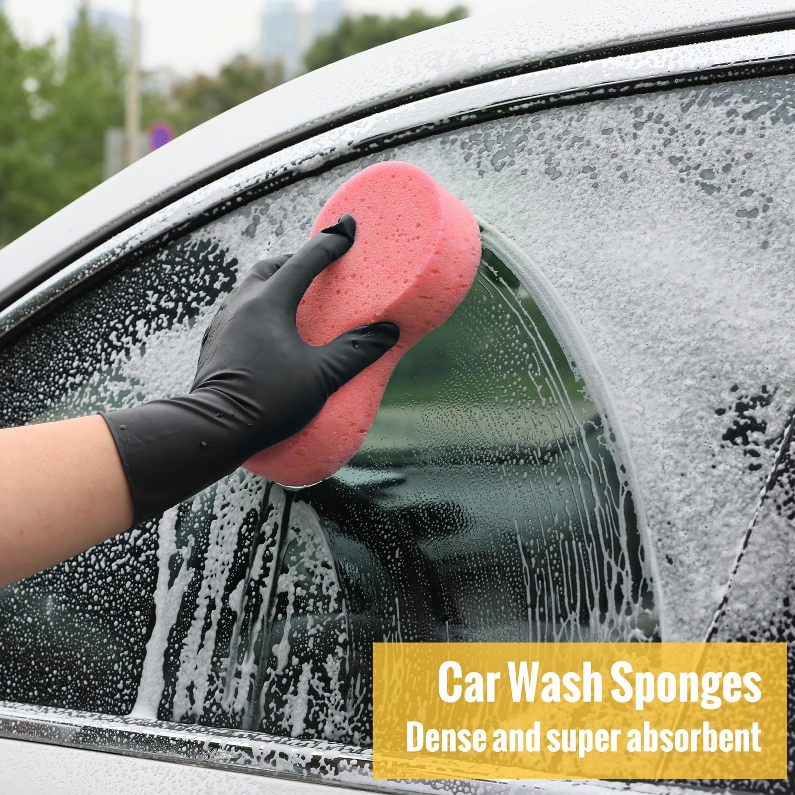 6PCS Car Detailing Brush Set – Soft Boar Hair Cleaning Tools for Vehicles