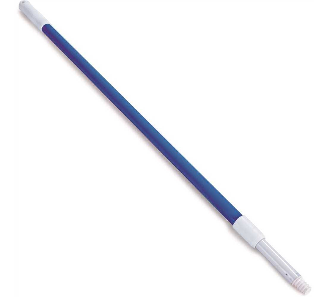 34 in. to 59 in. Metal Telescopic Handle for 363404 White