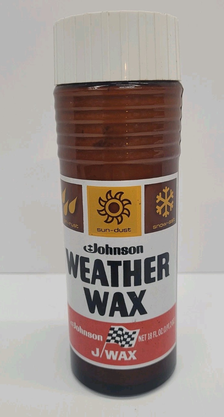 Vintage Johnson Weather Wax Cleaner/wax For Cars NOS