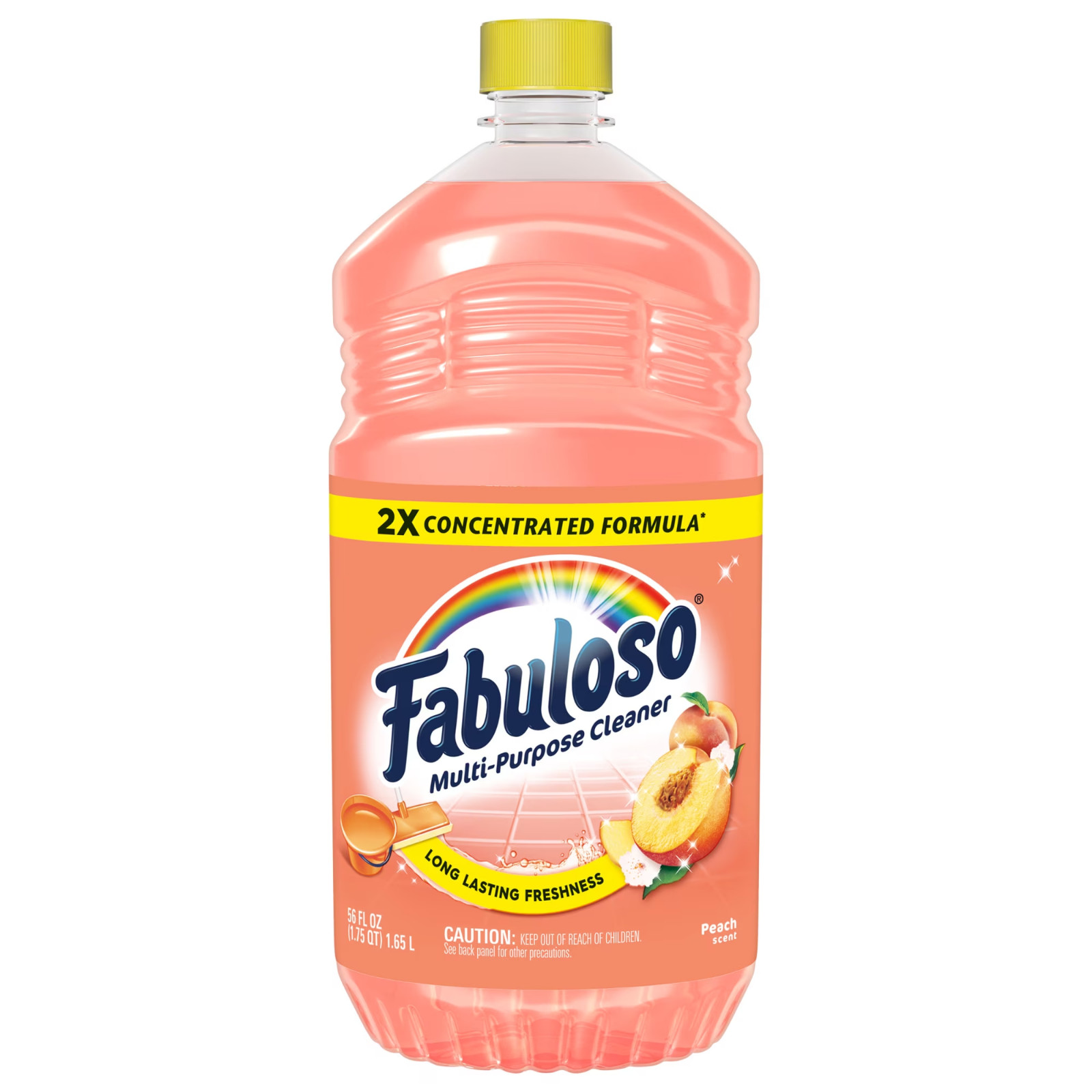 Fabuloso 2X Multi-Purpose Cleaner Peach Scent No Rinse Floor Cleaner 2 Pack 56oz