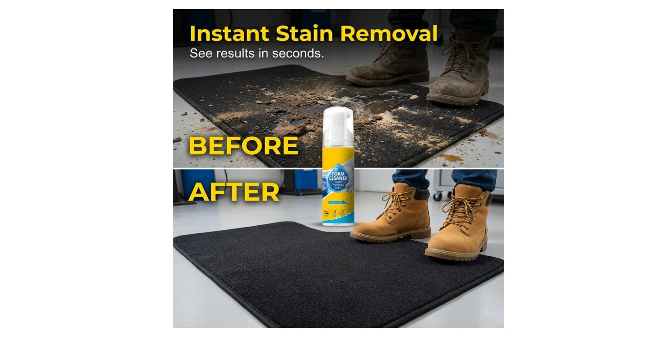 4-in-1 Multi-Enzyme Foam Cleaner, Deep Cleaning Spray for Car Kitchen Bathroom..