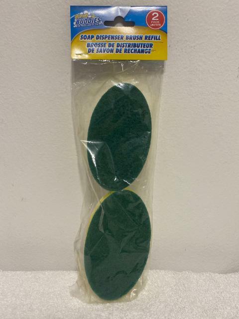 Scrub Buddies Soap Dispenser Brush Refill- New