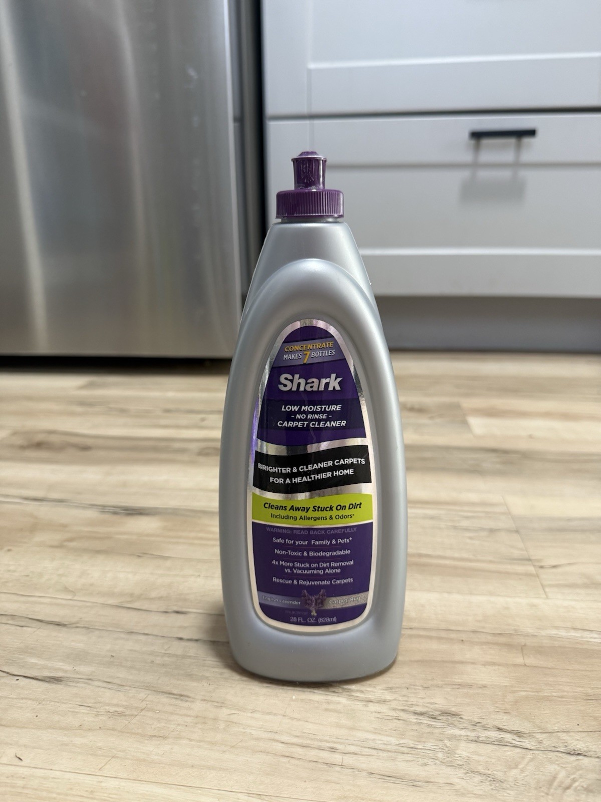 Shark Low Moisture No Rinse Carpet Shampoo English Lavender 28 fl oz READ