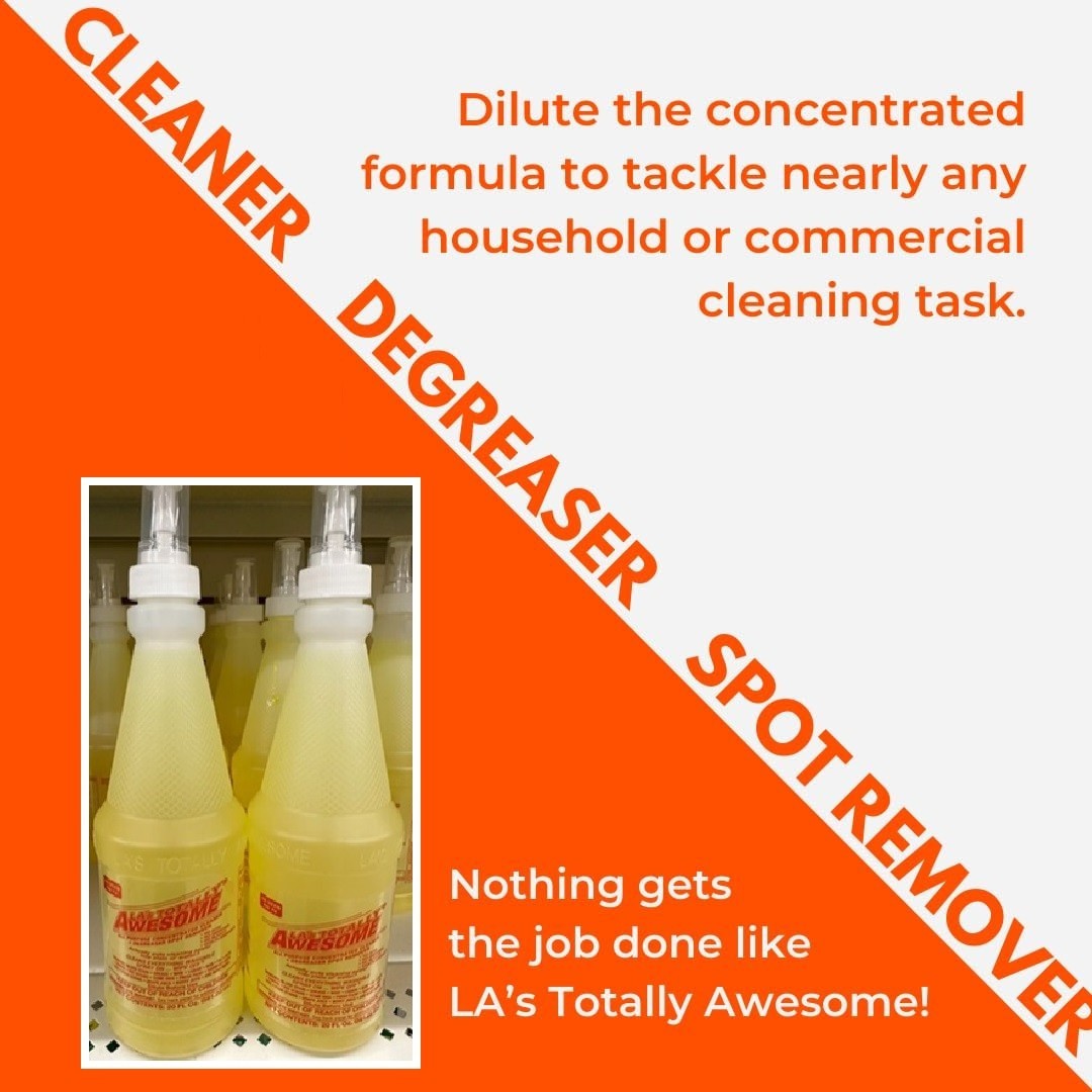 4 PACK- LA’s Totally Awesome All-Purpose Cleaner & Degreaser 20 Oz. (Each)
