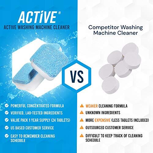 Washing Machine Cleaner Deep Cleanig For HE Front Load & Top Load Washer,24 Pack