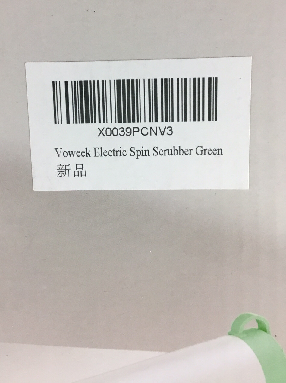Voweek Electric Spin Scrubber Cordless Power Cleaning Brush | VW-SP01 | Green