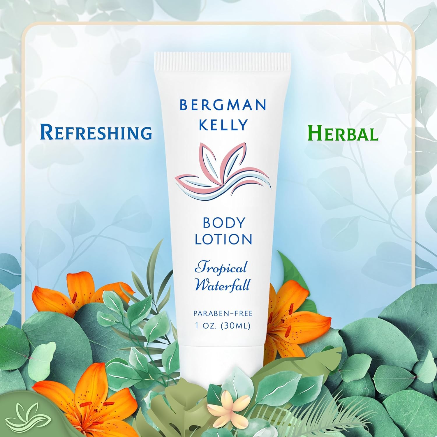 BERGMAN KELLY Hotel Toiletries Bundle (Tropical Waterfall, 1 oz each, 200 Piec