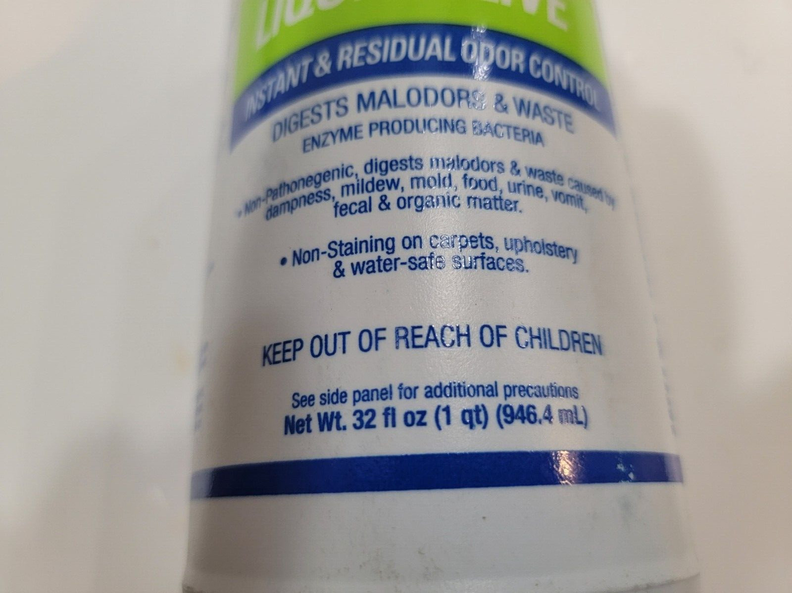 Dymon LIQUID ALIVE Enzyme Producing Bacteria, 32 oz Bottle, 33632 DRAIN & ODOR