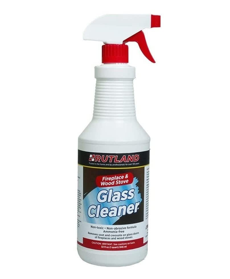 Rutland Fireplace Glass And Hearth Cleaner 2pack