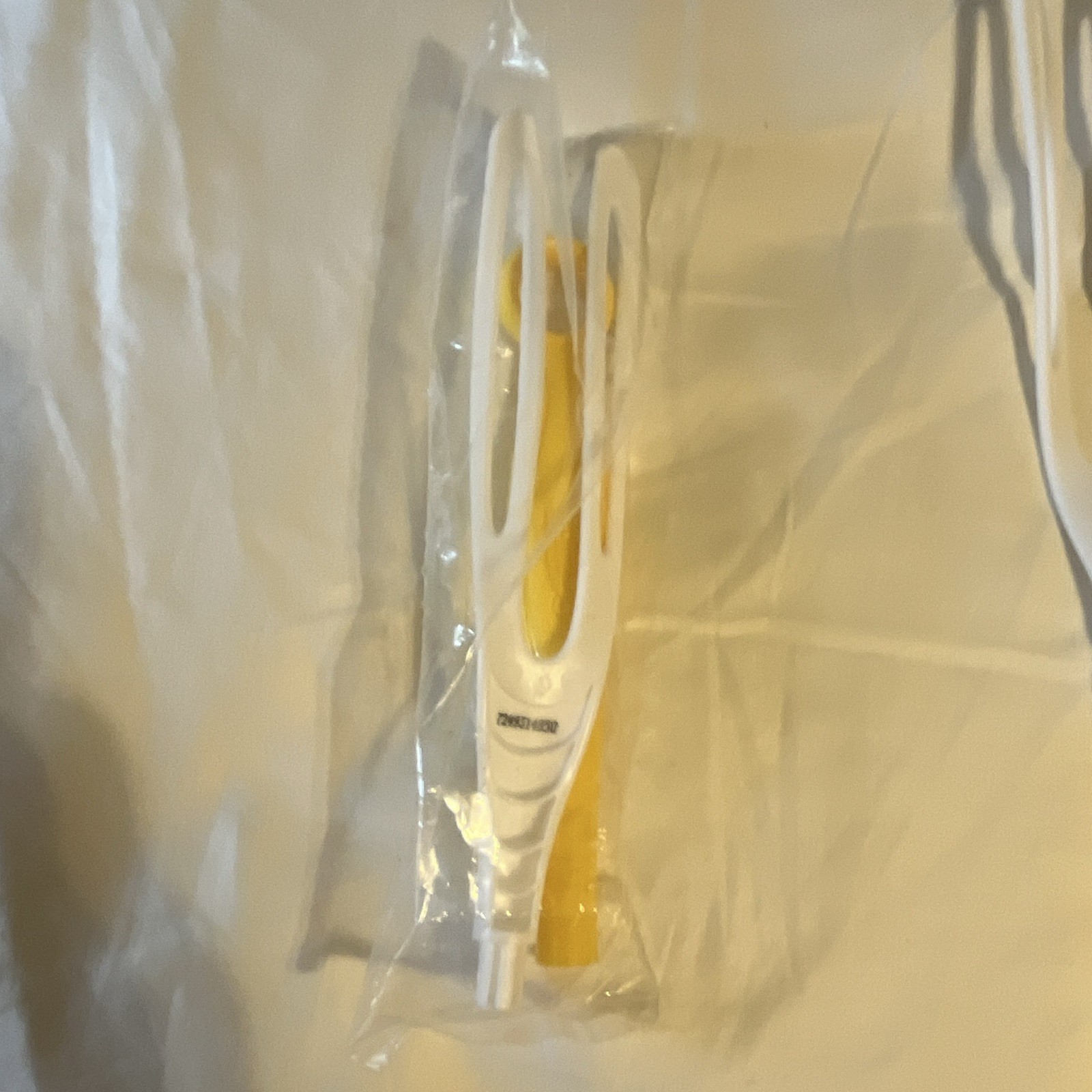 Lot of 3 Reusable Cleaning Wand Handles w/ Refill Attachments Yellow White
