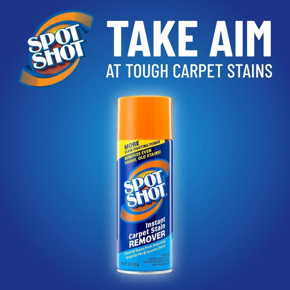 Lot of 12: Spot Shot Instant Carpet Stain Remover Aerosol, 21 oz. Cans