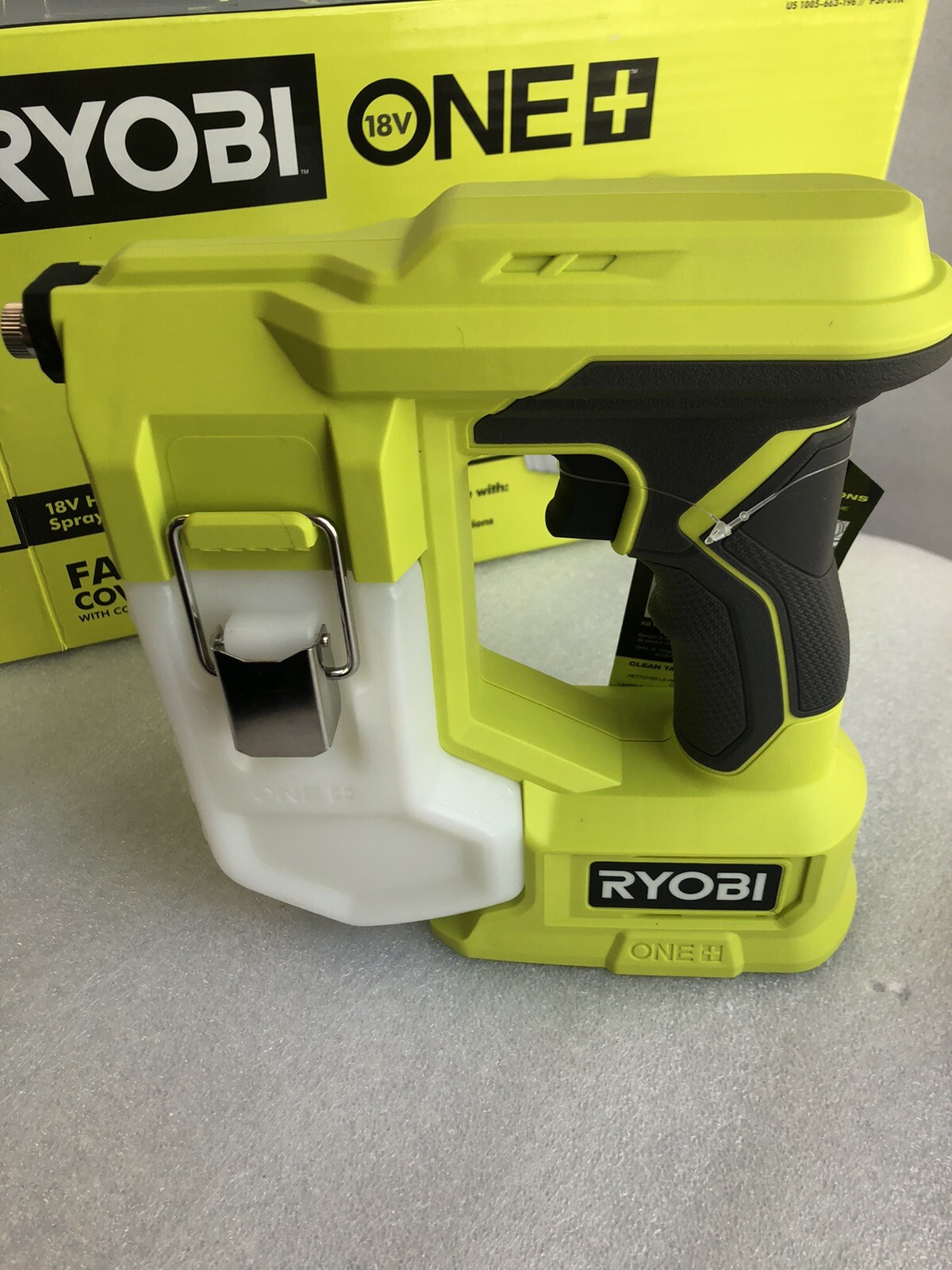 Ryobi PSP01K 18V ONE+ Handheld Electrostatic Sprayer Kit W/ Disinfectant Cleaner
