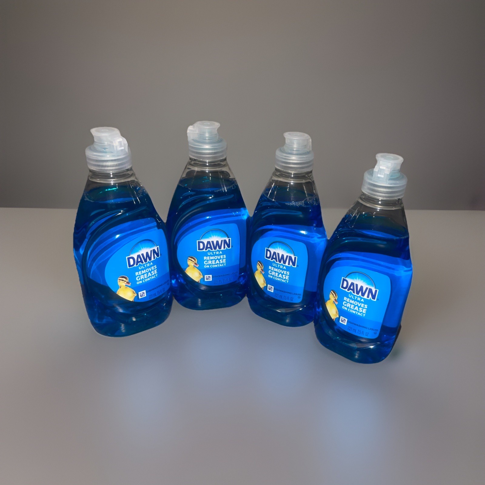 Dawn 50% LESS SCRUBBING Dishwashing Liquid Dish Soap 7.5oz Kitchen Supplies 4-Pk
