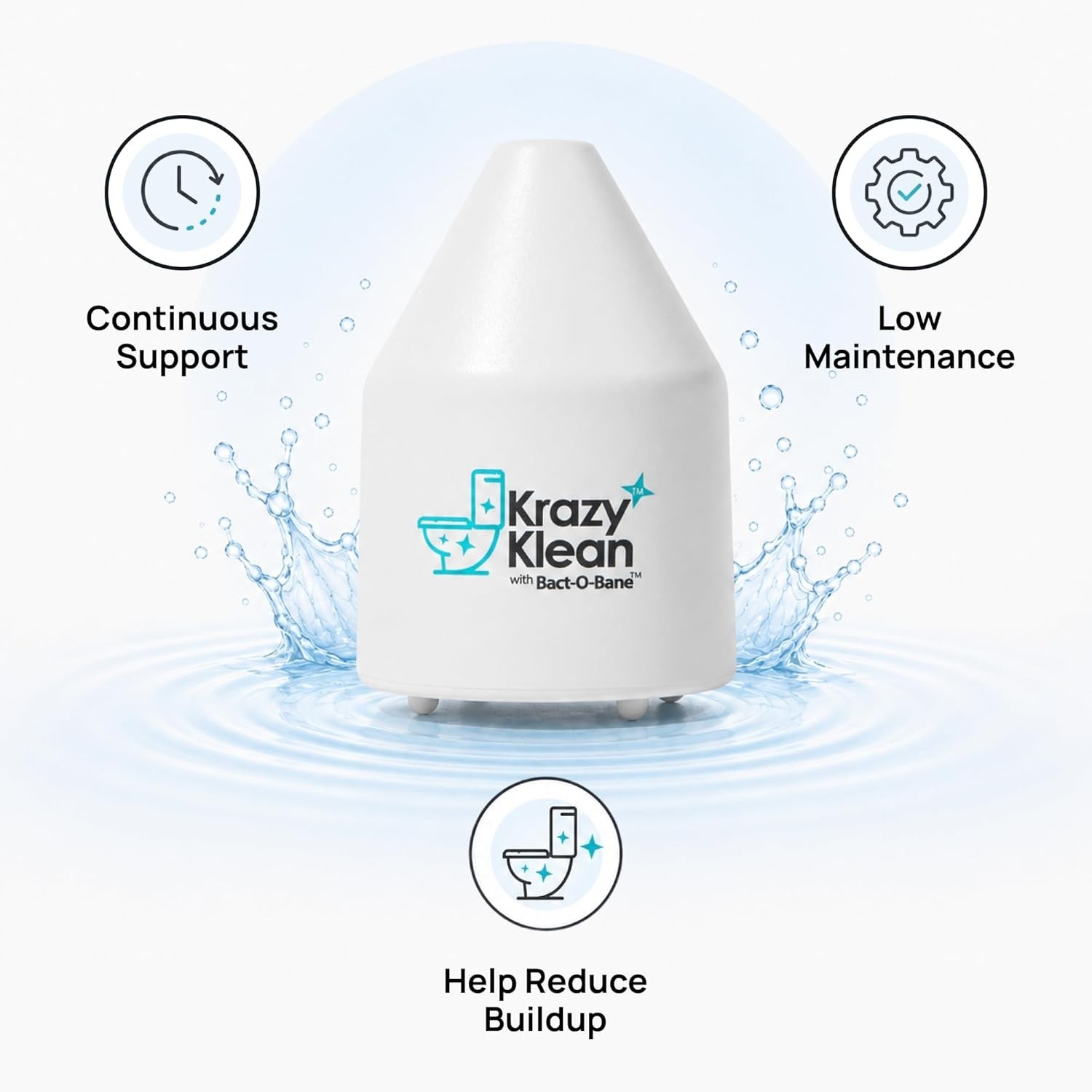 Automatic Toilet Tank Cleaner – Continuous Flush Cleaning System – Helps Redu…