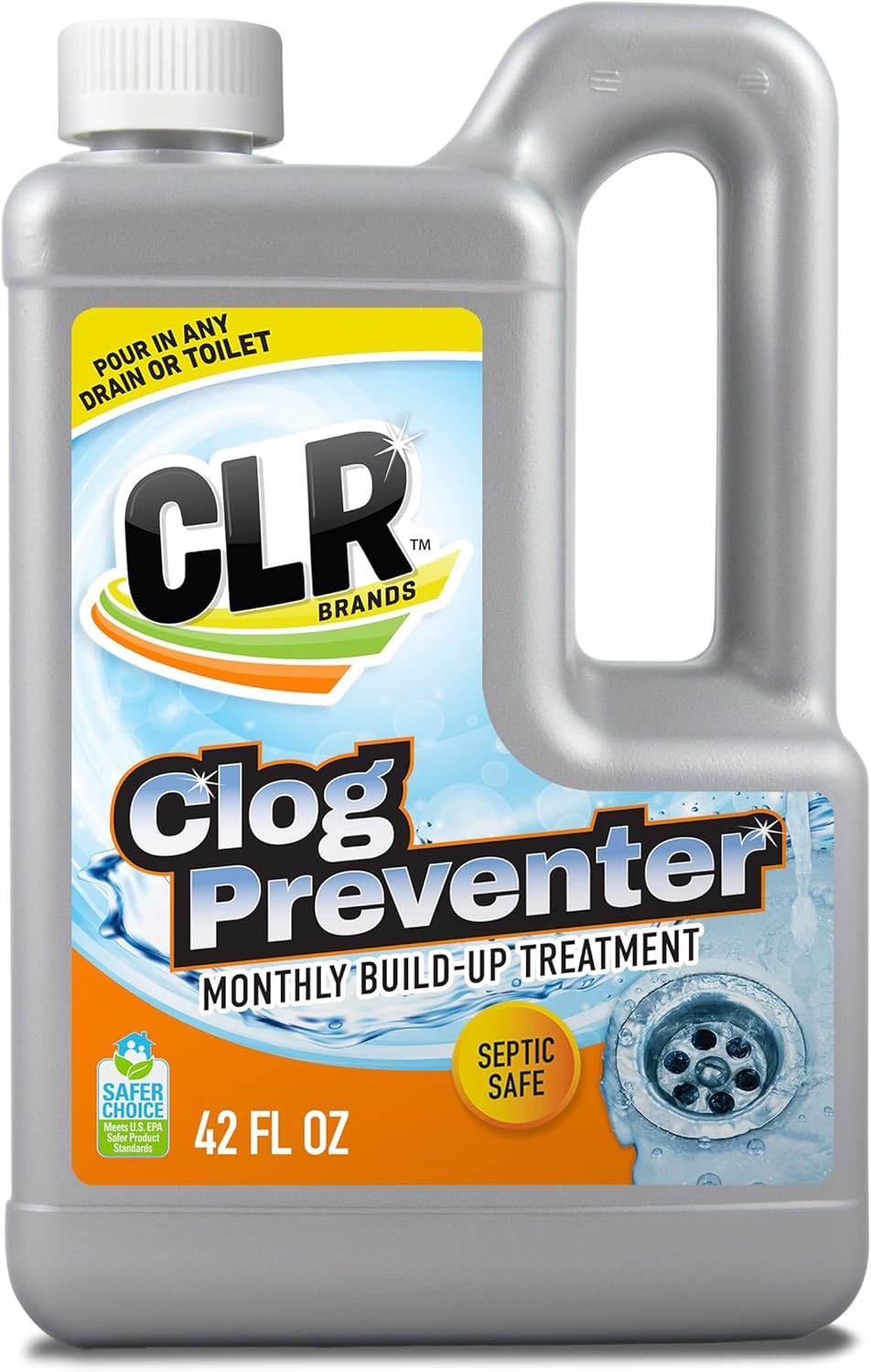 Drain Cleaner Clog Preventer 42oz Monthly Build Up Remover Septic Safe – US