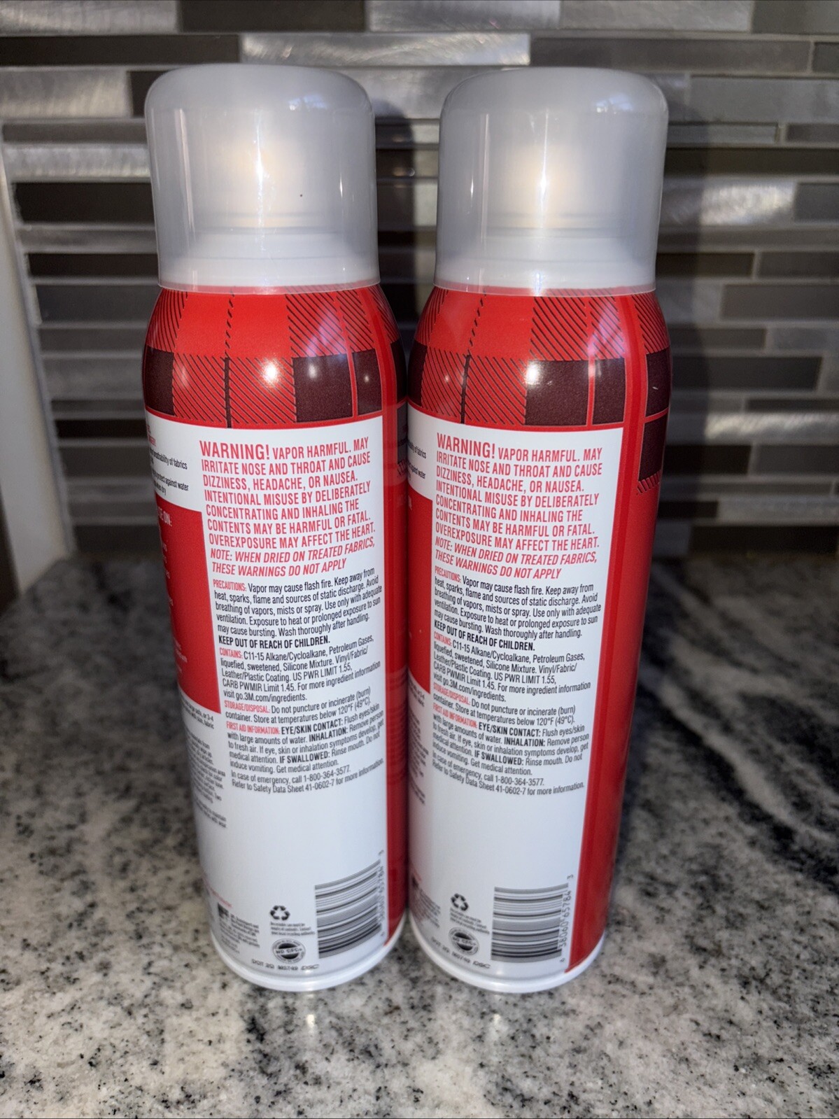 Scotchgard Fabric Upholstery Water Shield Protector Aerosol 13.5 oz Pack of 2